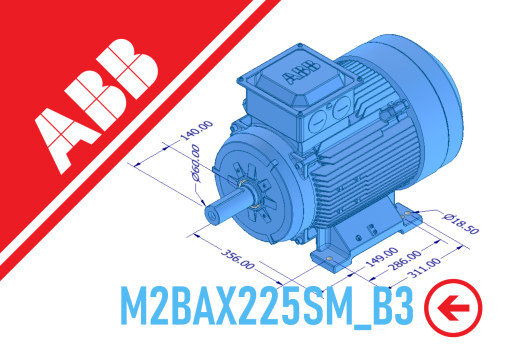 电机- ABB M2BAX225SM_B3缩略图